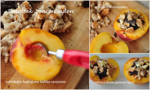 Acıbademli Şeftali Tatlisi